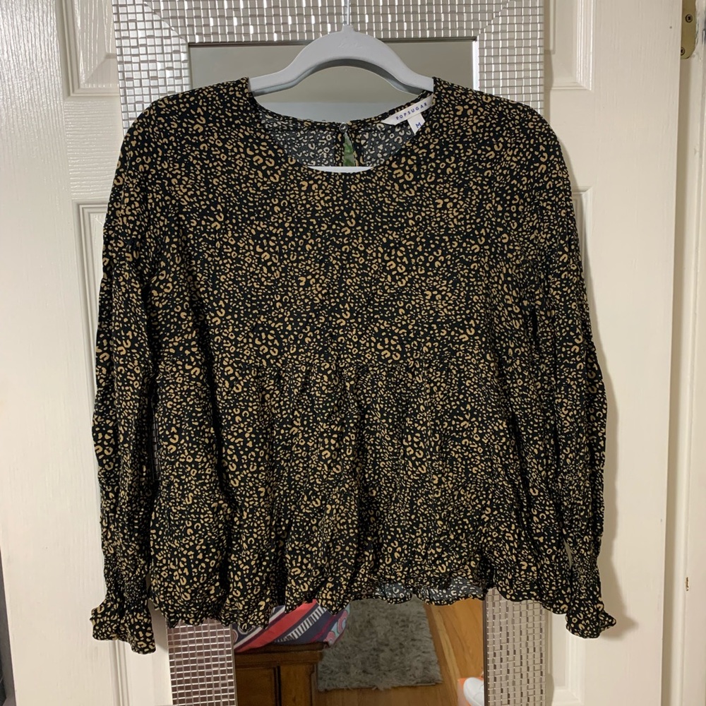 Popsugar long-sleeve blouse